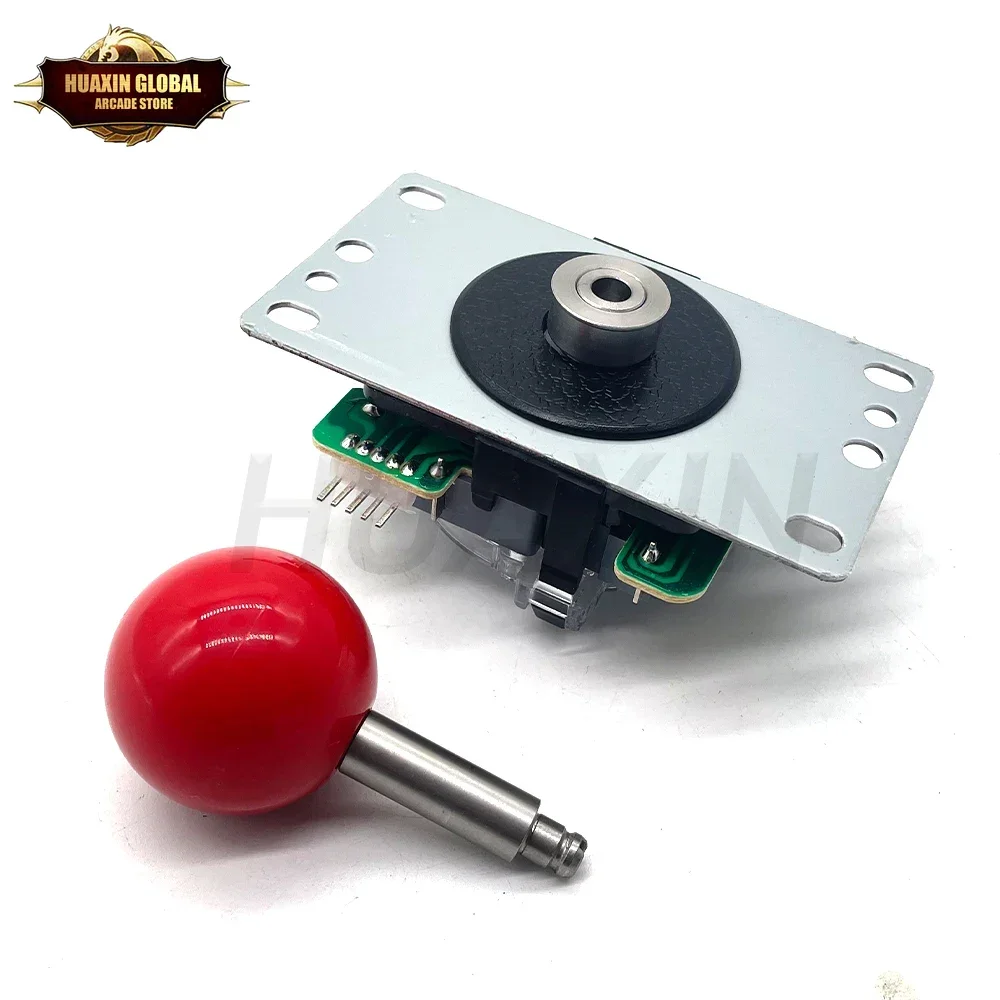 Copy Sanwa Joystick with Snap-on Removable Stick Ball, Portable Arcade Game Console, Color, 5Pin, 8Way Joystick, High Quality