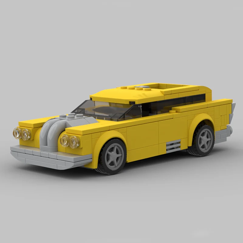 

Popular Anime Model MOC Building Bricks Animated Racing Car Modular Technology Gifts Holiday Assemble Children Toys Suit