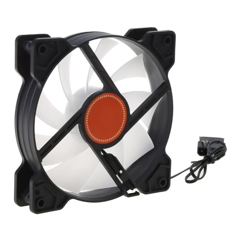 Quiet ABS 12CM Large 4 Pin Cooling Fan for Computer Case Cooler Fan 4Pin Dropsale