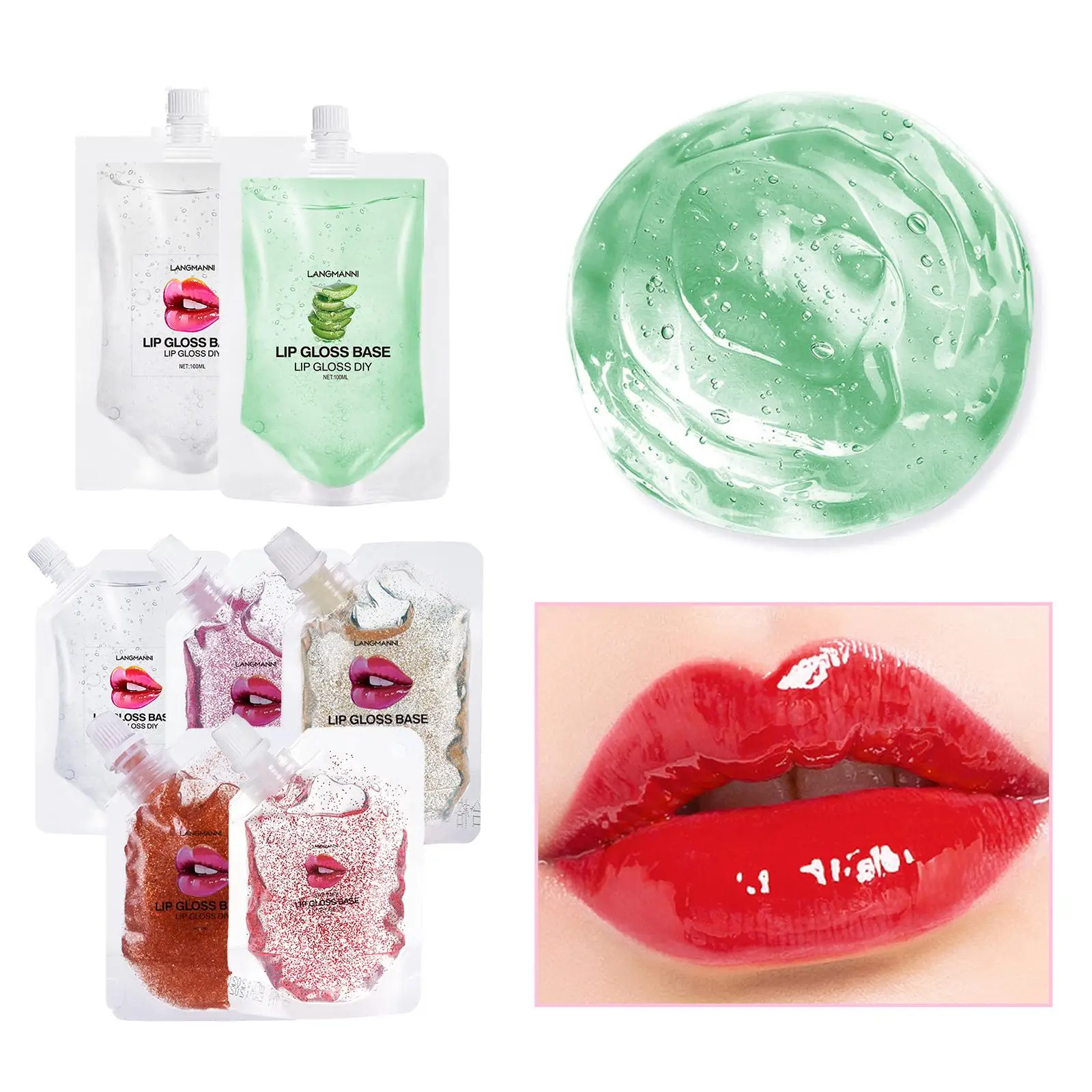 Lipgloss Basisolie Hydraterend Voedend Niet-plakkerige lippenstift DIY maken