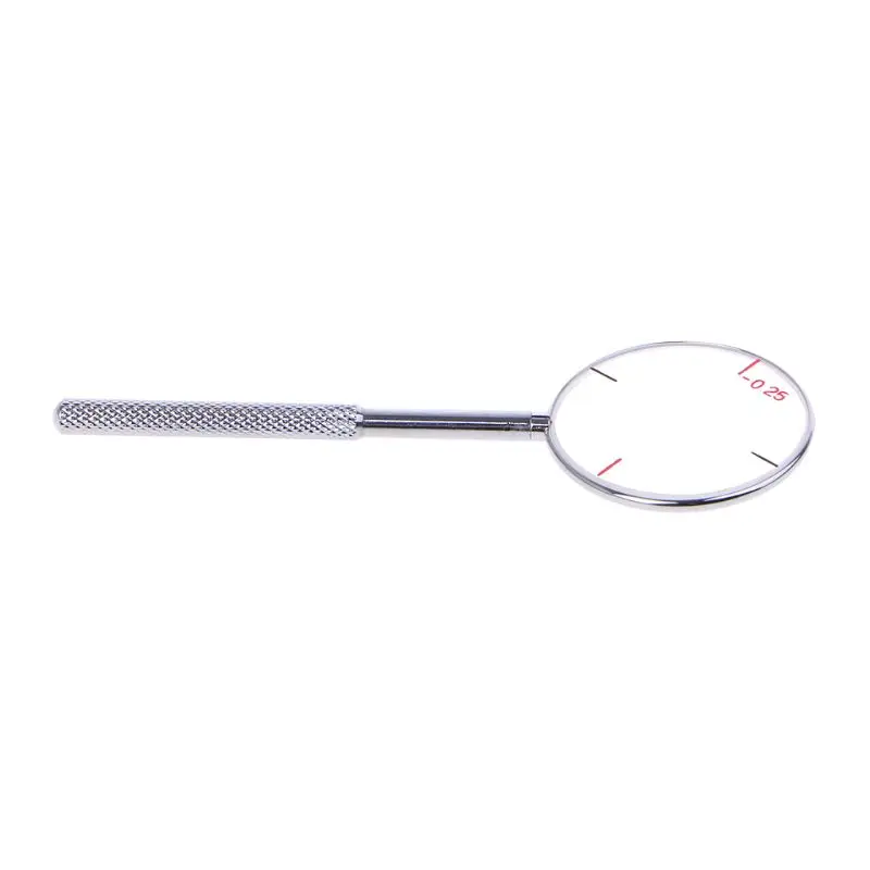 A2UD 0.25/0.50 Optometry Trial for Cross Cylinder Diopters Tool Lens Handheld Round Optical Glass for Seniors Present