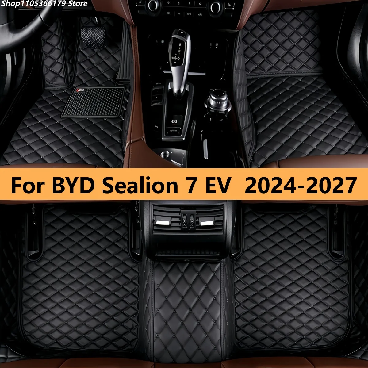 

Водонепроницаемые автомобильные коврики для BYD Sealion 7 07 EV 2024 2025 2026 2027, полный комплект, аксессуары для автомобилей