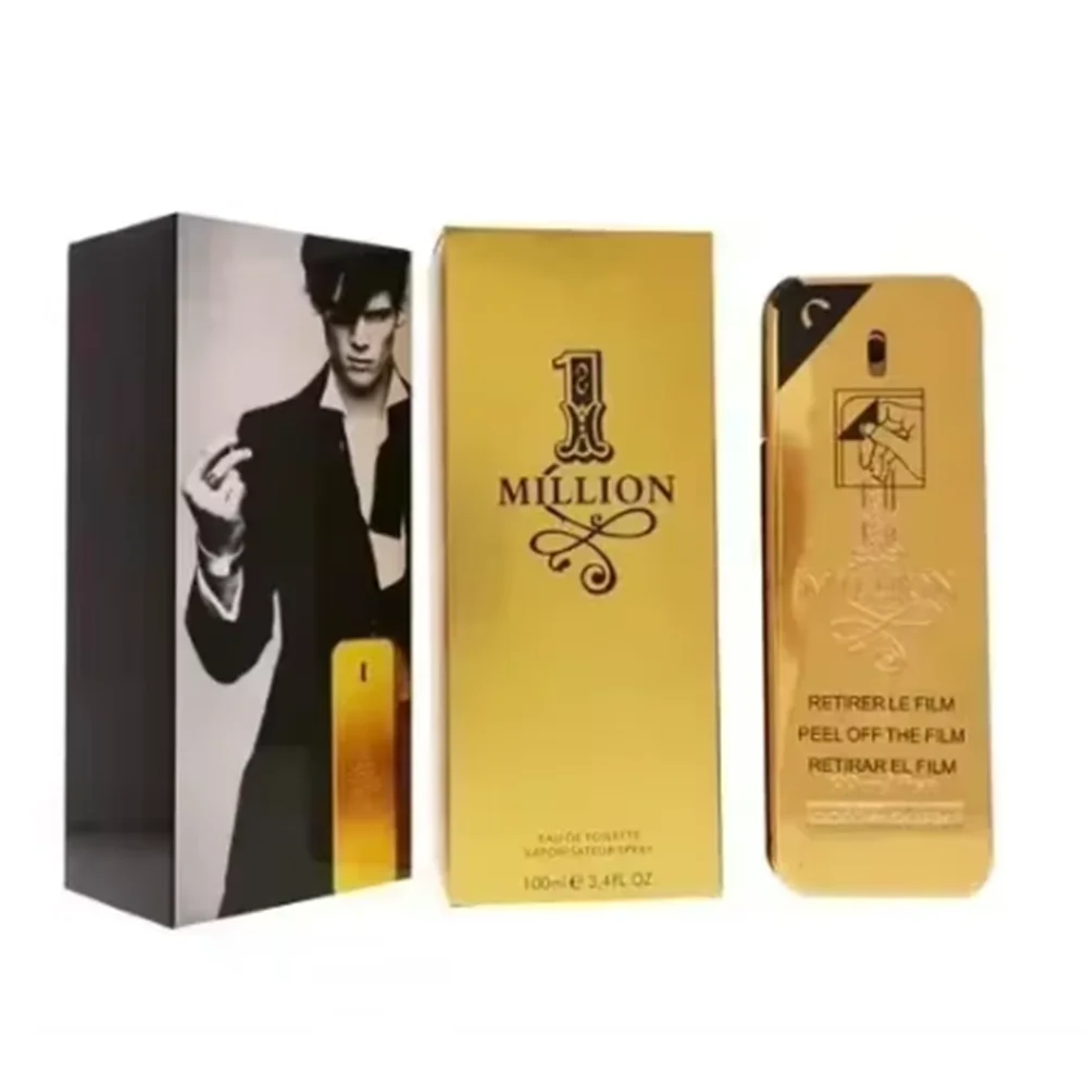 New Soft Golden Millionaire Men'S Seductive Leather Notes Best Gifts for Men and Women 100ml