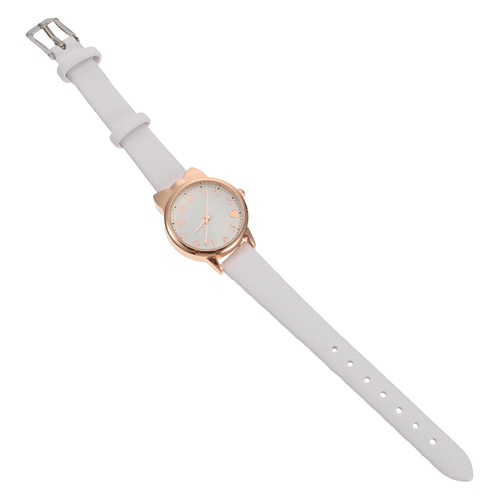 Luminous Quartz Watch for Girls Adjustable Strap Unique Luminous Hands Perfect Match with Clothes Ideal Gift Lovely Kids Watch