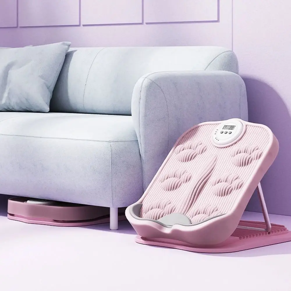 調節可能なふくらはぎストレッチボード 滑り止め 18 レベル エクササイズ チルト ランプ 折りたたみ式 大型耐荷重フット傾斜ペダル