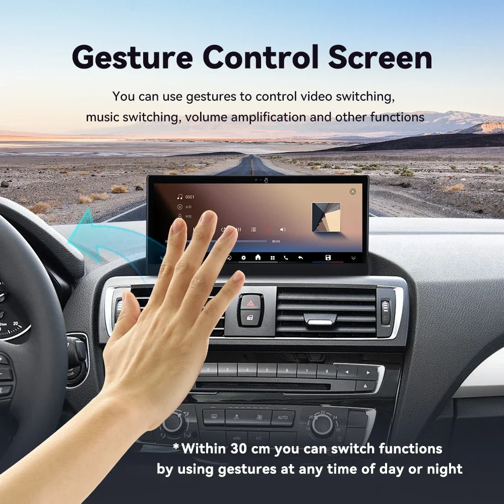 10.25 Inch Android Car Multimedia Radio for BMW 1 Series F20 F21 2012-2018 Gesture Control Wireless CarPlay Android Auto 4G WIFI