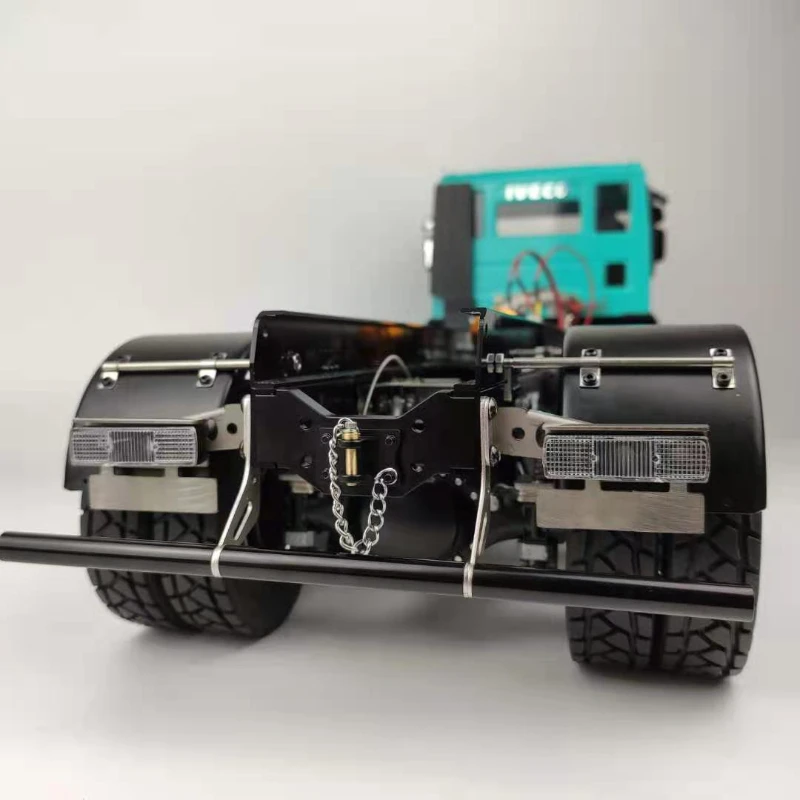 Kit de gancho de remolque trasero de Metal, piezas de enganche de remolque para Tamiya 1/14 RC Tractor volquete DIY, accesorios de actualización de camión