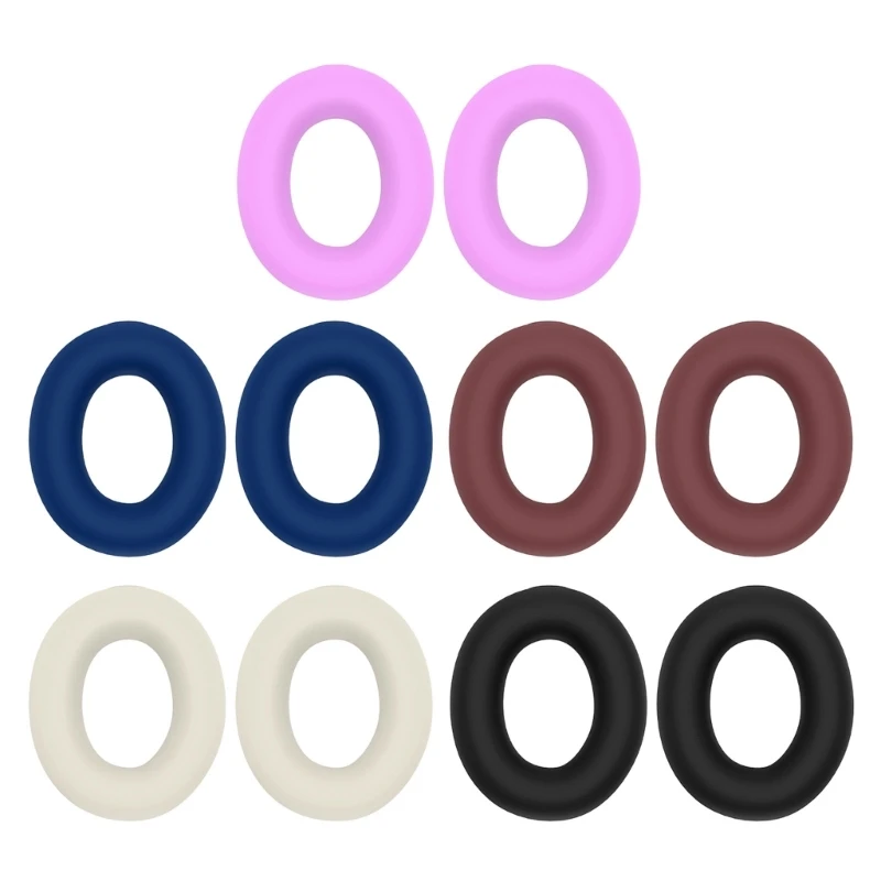 

1Pair Silicone EarPads Ear Cushions Cover for HT2 Headphone Dropship