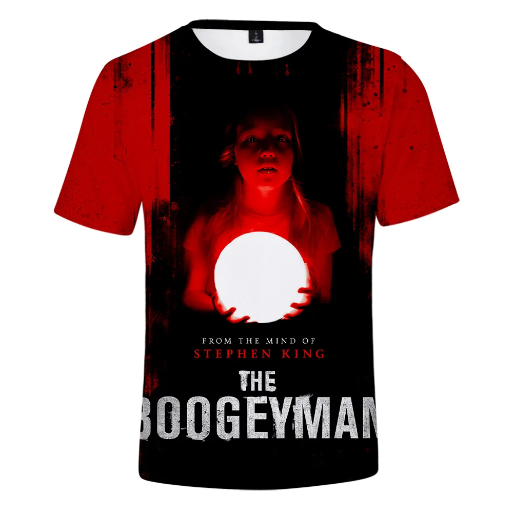 

The Boogeyman T-shirt Crewneck Short Sleeve Tee Women Men's Tshirt Casual Style Harajuku Streetwear 3D Clothes