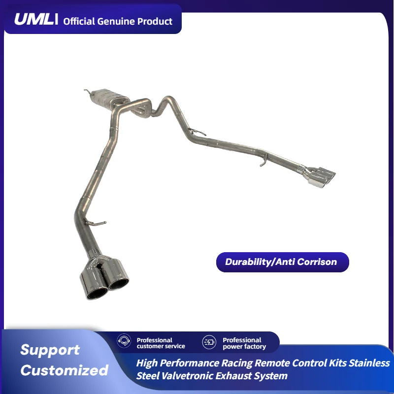 

Высокопроизводительные гоночные комплекты дистанционного управления из нержавеющей стали, выхлопная система Valvetronic для Ford Raptor F150