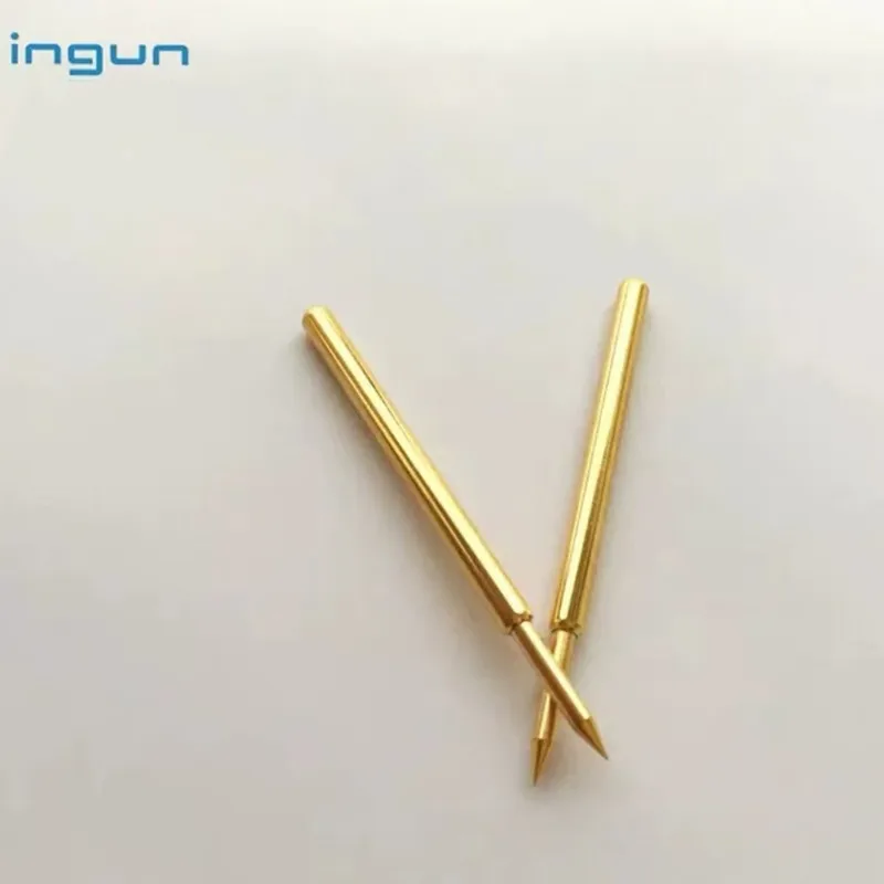 100 個オリジナル INGUN 鋼プローブ GKS003 201 170 A2000 尖った外径 2.02 ミリメートルスプリングテストプローブ ICT