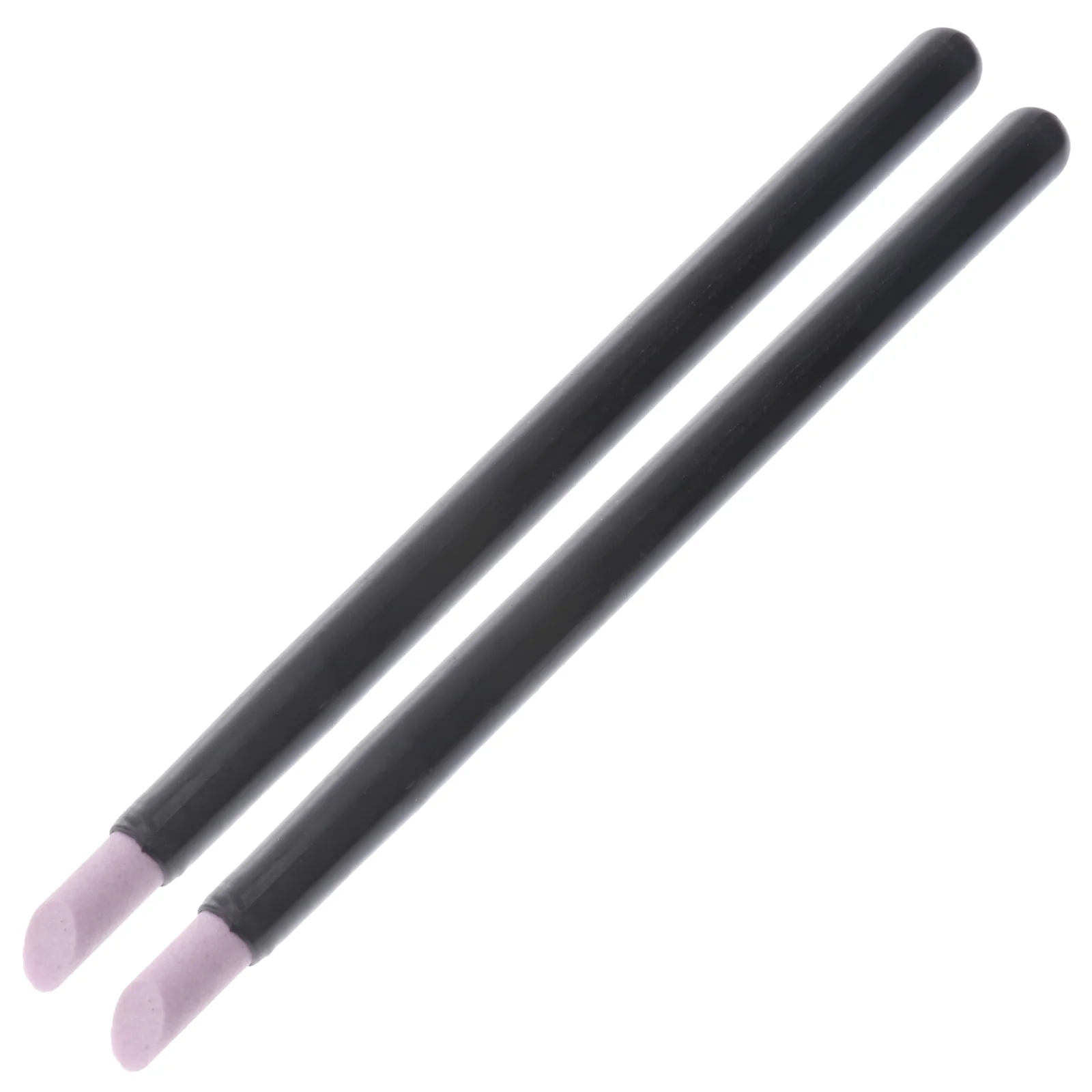 2 pezzi spingipelle rimozione della pelle morta strumento per manicure bastone artistico lavabile superficie delicata per la cura delle unghie manicure con asta lucida
