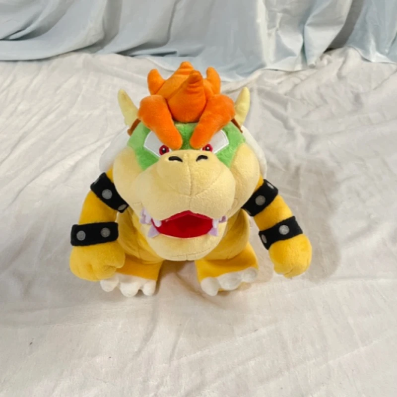 25cm Bowser Plush Doll Super Mario Original Anime Figure Cartoon Character Party Decoration Pillow Birthday Gift for Kids Toys