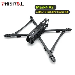 Mark4 V2 Mark 4 7 дюймов/8 дюймов/9 дюймов/10 дюймов FPV Racing Drone Quadcopter Freestyle DIY Frame Kit Сборочные комплекты деталей