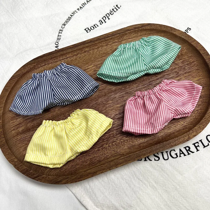 

10-17cm Labubu Doll Plush Cotton Doll Dress-up Decor Pumpkin Pants Elastic Waist Pants Labubu Doll Clothing Accessories