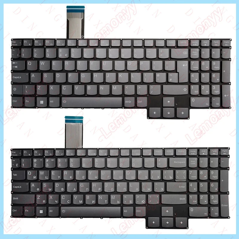 

НОВАЯ Клавиатура F+ для Lenovo Legion 5 Pro 16ARH7H, 5 Pro 16IAH7H, 16IRX8, 15ARX8 (UK/Русская раскладка)