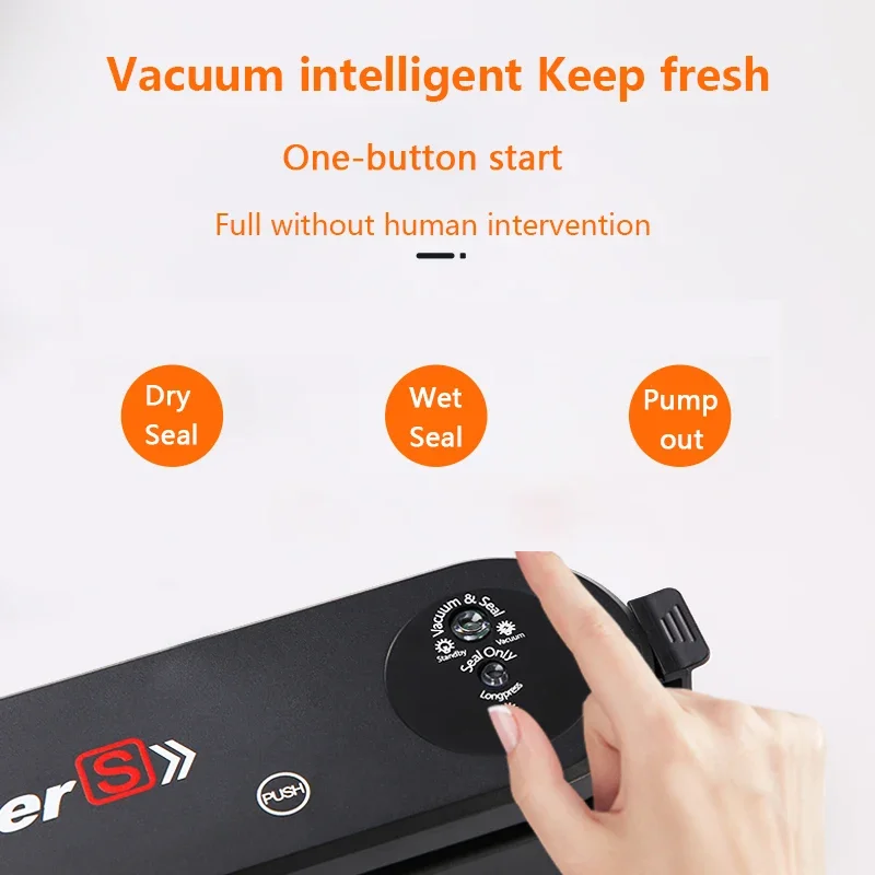 Xiomi Vacuum Sealer + 10Pcs Bags for Food Storage - Keep Your Foods Fresh