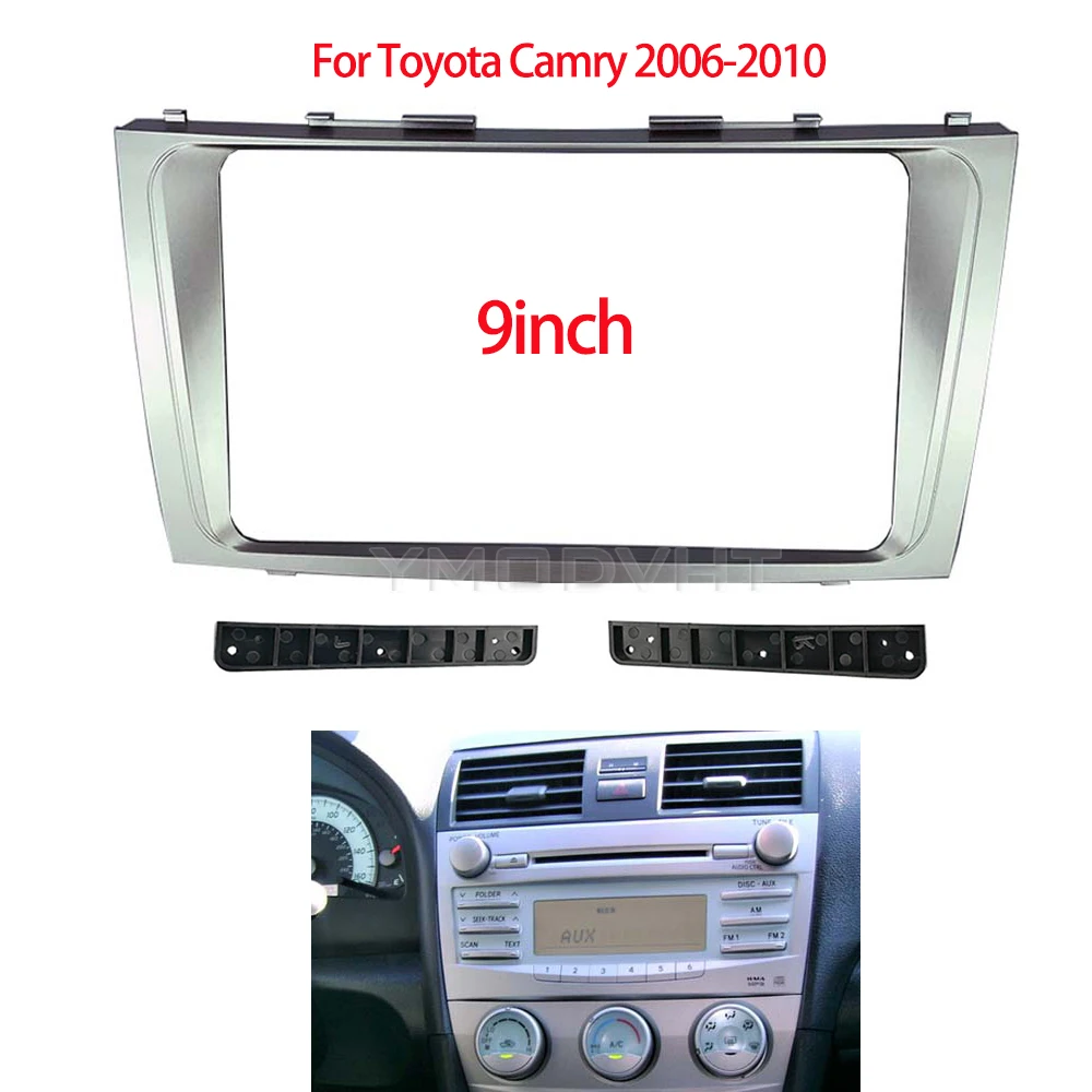 

9inch Car Radio Fascia for Toyota Camry 2006 2007 2008 2009 2010 Special Dash Trim Kit GPS Navigation Frame Panel Car Refitting