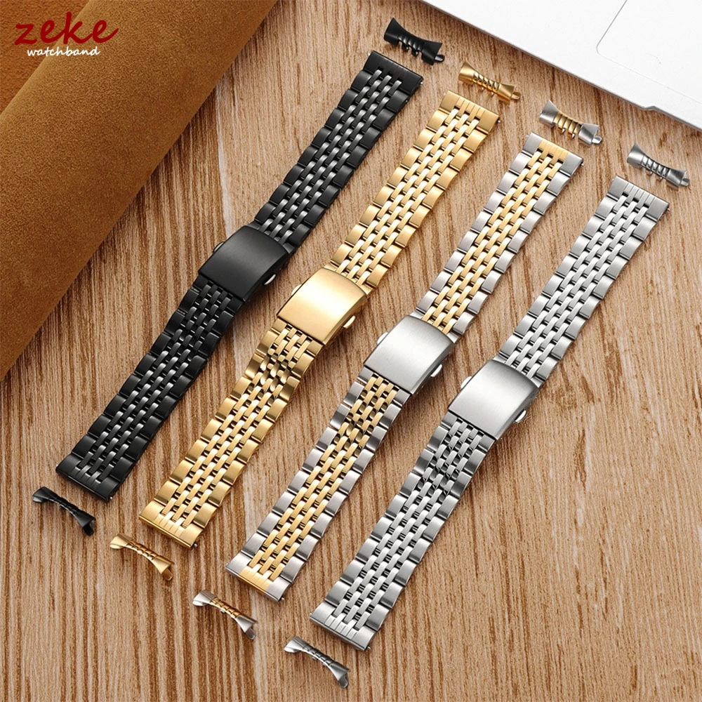 Zilver Goud Massief RVS Armban - Solid Stainless Steel Watch Bracelet Jubilee recensie en prijs
