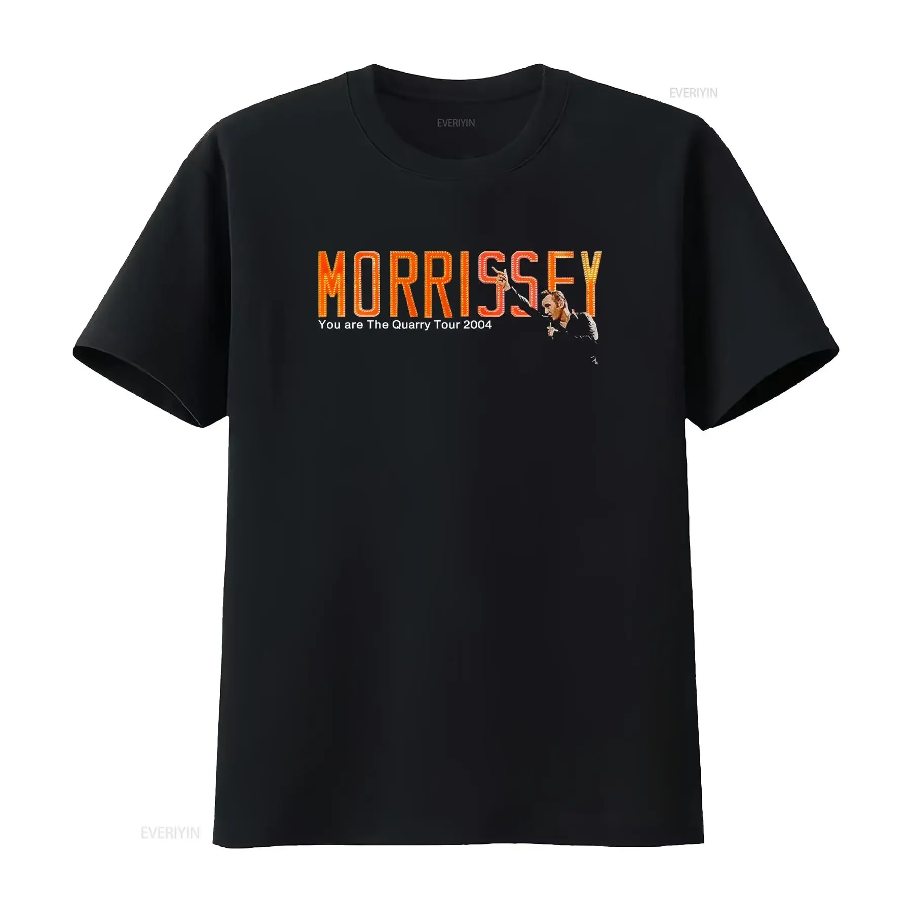 Vintage Morrissey You Are The Quarry 2004 tour shirt long or short sleeves vintage Washed fashion Versatile Casual homme