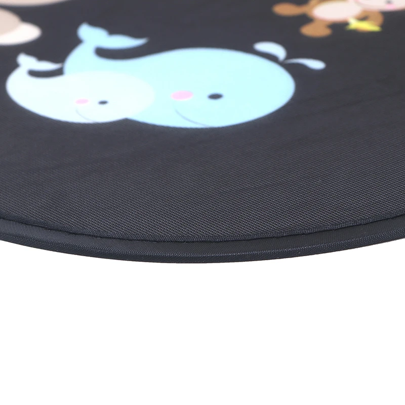 2PCS Window Sunshade Cover For Baby Kids Universal Car Styling Foldable Cute Cartoon Car Sun Shade Cover UV Protect Curtain Side
