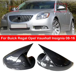 For Buick Regal 2008-2016 Opel Vauxhall Insignia 2008-2016 Sticker Rearview Side Mirror Cover Wing Cap Exterior Door Case Trim