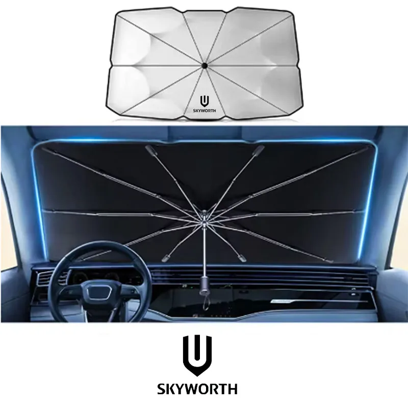 

Зонт от солнца на лобовое стекло автомобиля, простая установка, легкий магазин, Skyworth HT-i EV6 ET5 Skyhome Skywell D11 EV D07 K10 D10 D07L K15