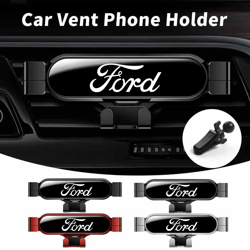 Car Gravity Phone Holder Cell Stand Smartphone GPS Support Accessories For Fiesta Focus Mk2 Mk3 Ranger Mondeo Mk4 S-MAX Kug