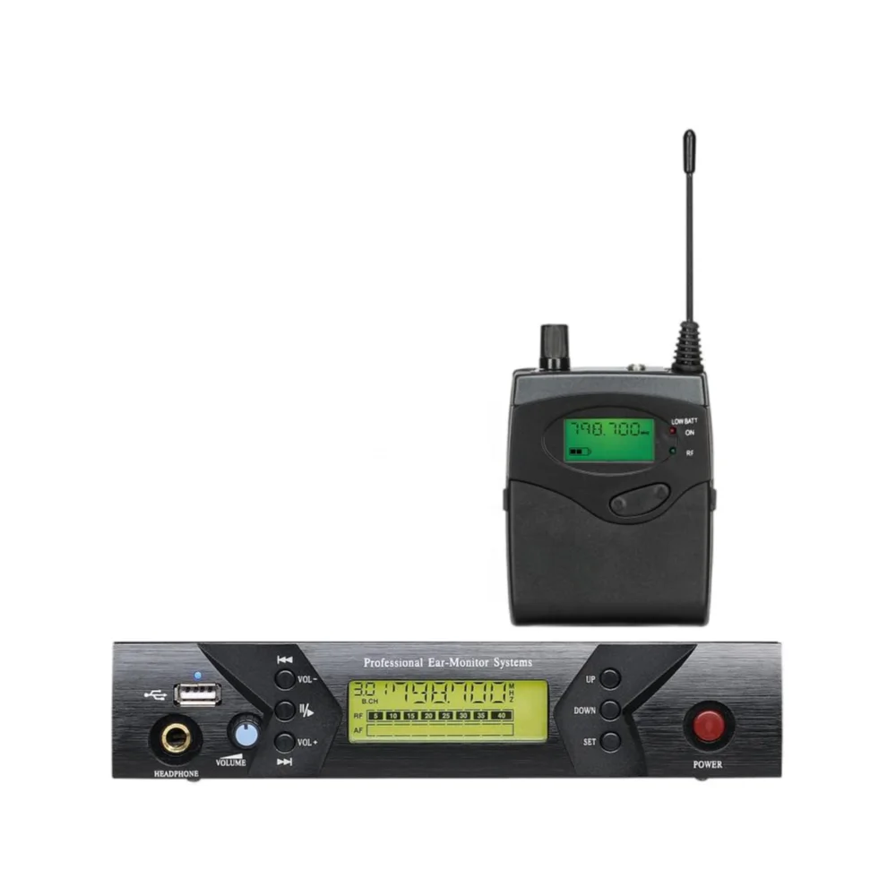

BK510 Wireless in Ear Monitor System 1 Mono Channel Canalphones Monitoring for Performance Stage Monitoring Equipment System