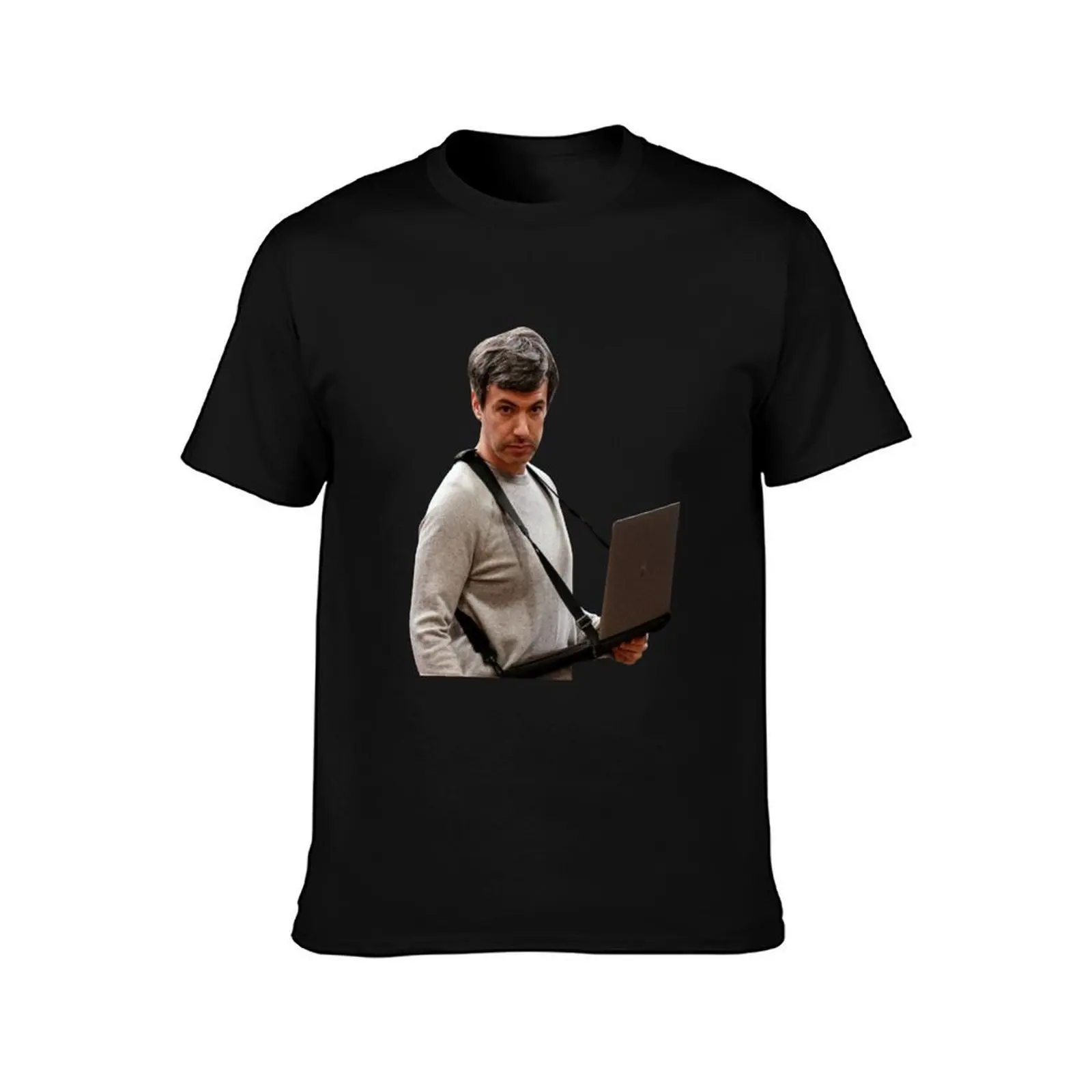 The Rehearsal Nathan with laptop harness T-Shirt Quick Dry Training Short Sleeve Tee T-Shirt
