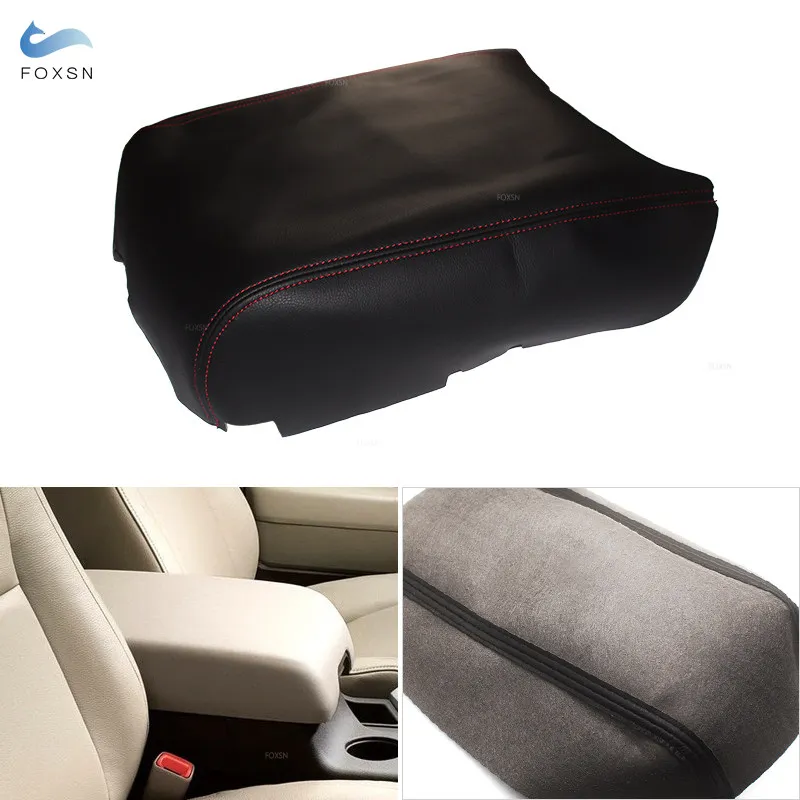 Microfiber Leather Car Accessories Center Armrest Console Box Pad Cover For Toyota Tundra 2007 2008 2009 2010 2011 2012 2013