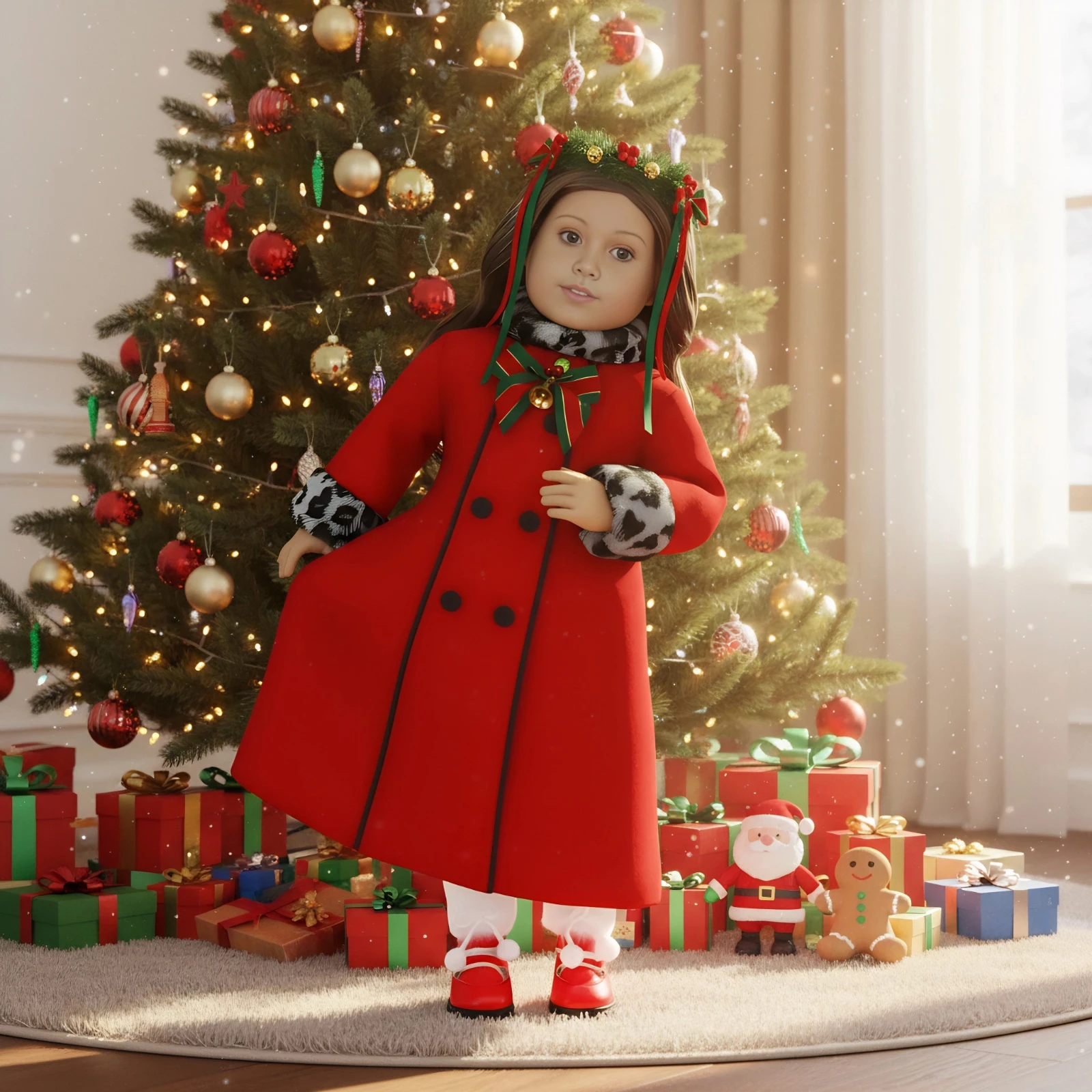 New Style Suitable For 18 Inch Dolls, 43cm Reborn Doll Clothes Set, Sweet Dress, Casual Set, Temperament Coat, Children's Gift