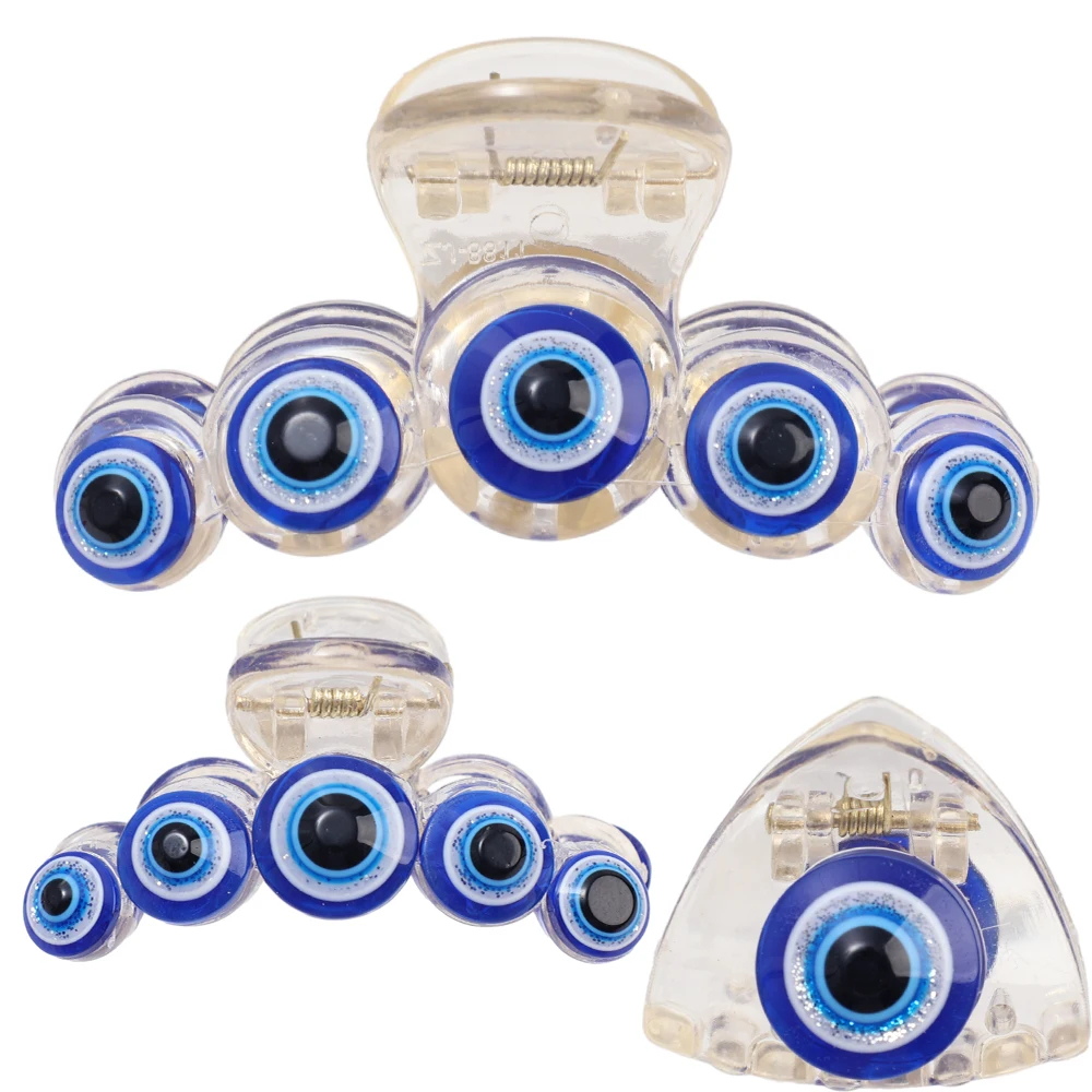 1/3pcs Evil Eye Blue Eye Hair Claws Fashion Hair Clips for Women Türkiye Eyes Claw Clip Large Medium Small Headwear Accessories