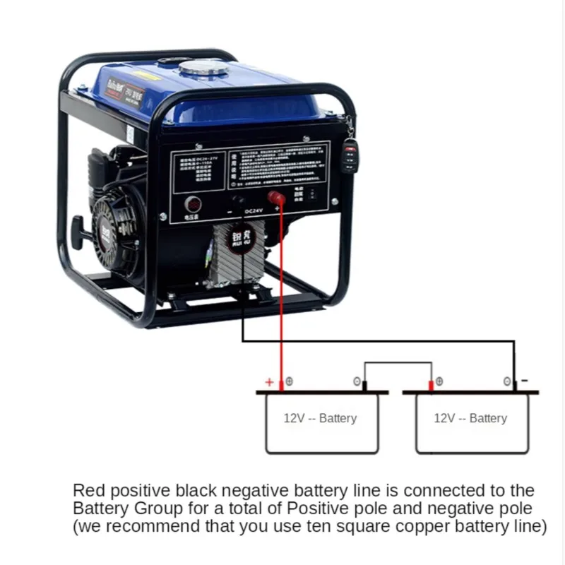 Imagem -04 - Intelligent Inverter Estacionamento ar Condicionado Gerador Gasolina Diesel 24v 4kw ar Condicionado do Caminhão Gerador de Bateria