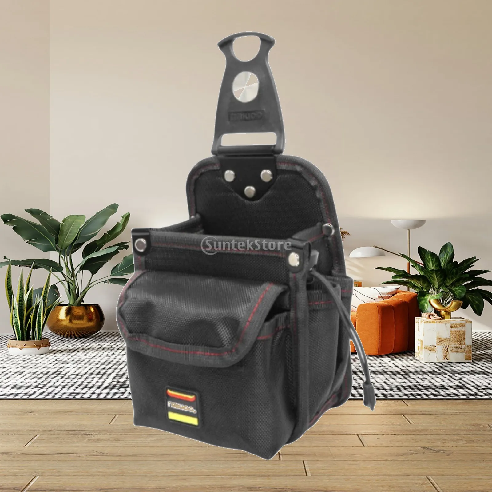 Electrician Tool Pouch Portable Waist Bag Belt Holder Tools Quick Release System Abrasion Resistant Oxford Cloth