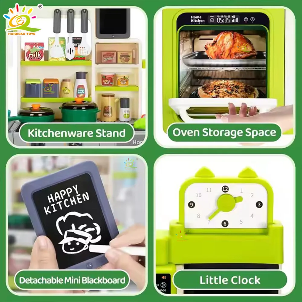 Il nuovo tavolo da cucina simula le funzioni di cottura della cucina Giocattolo elettrico Gioco di ruolo per bambini Giocattolo educativo