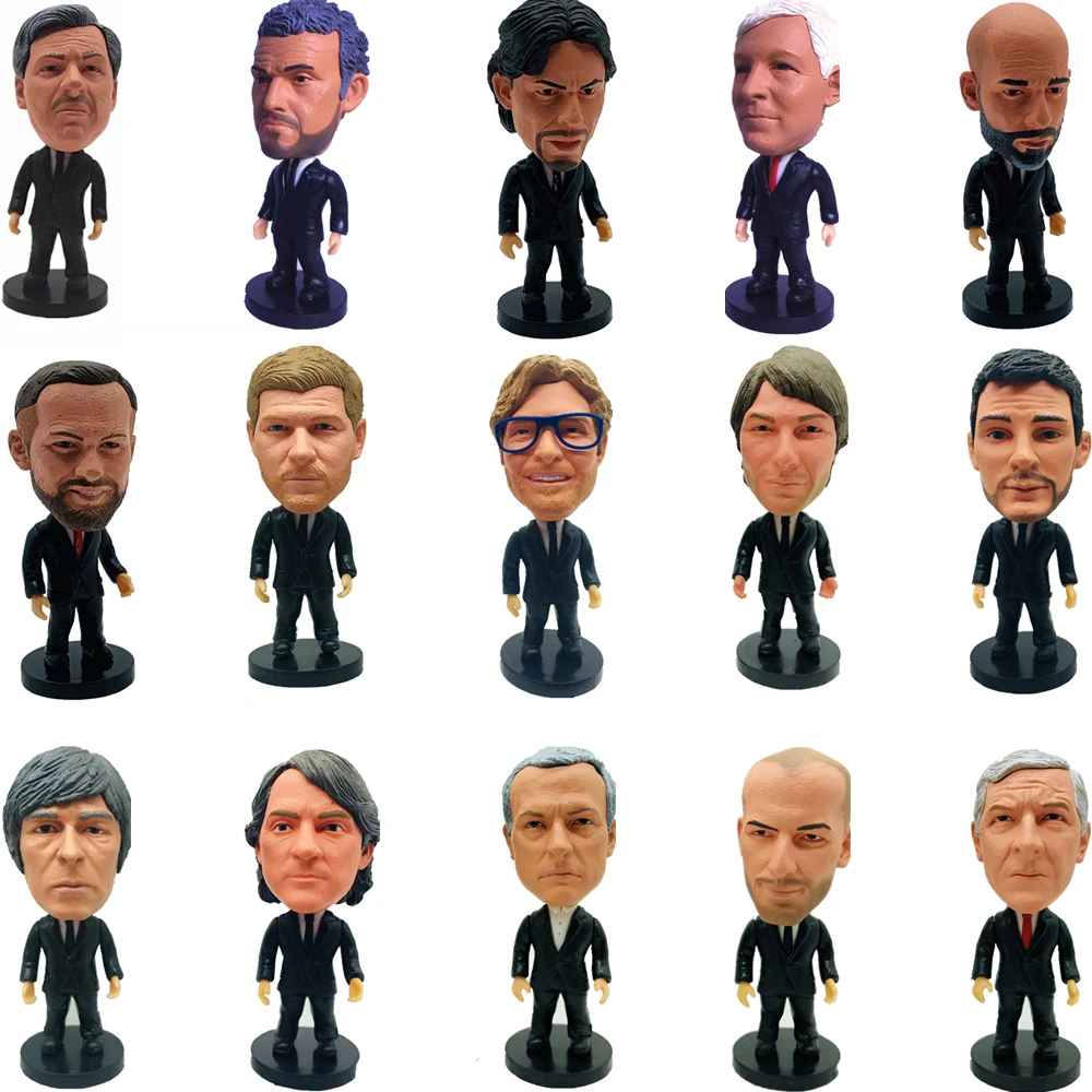 Soccerwe Exclusive Collection Soccer Stars in Formal Attire Figurines Miniature Action Figures Dressed in Tuxedos for Display