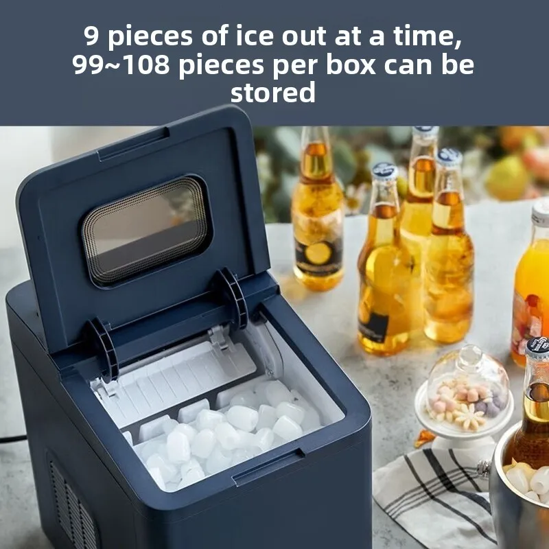 Small household visual window ice cube making machine ZBJ-B01W1