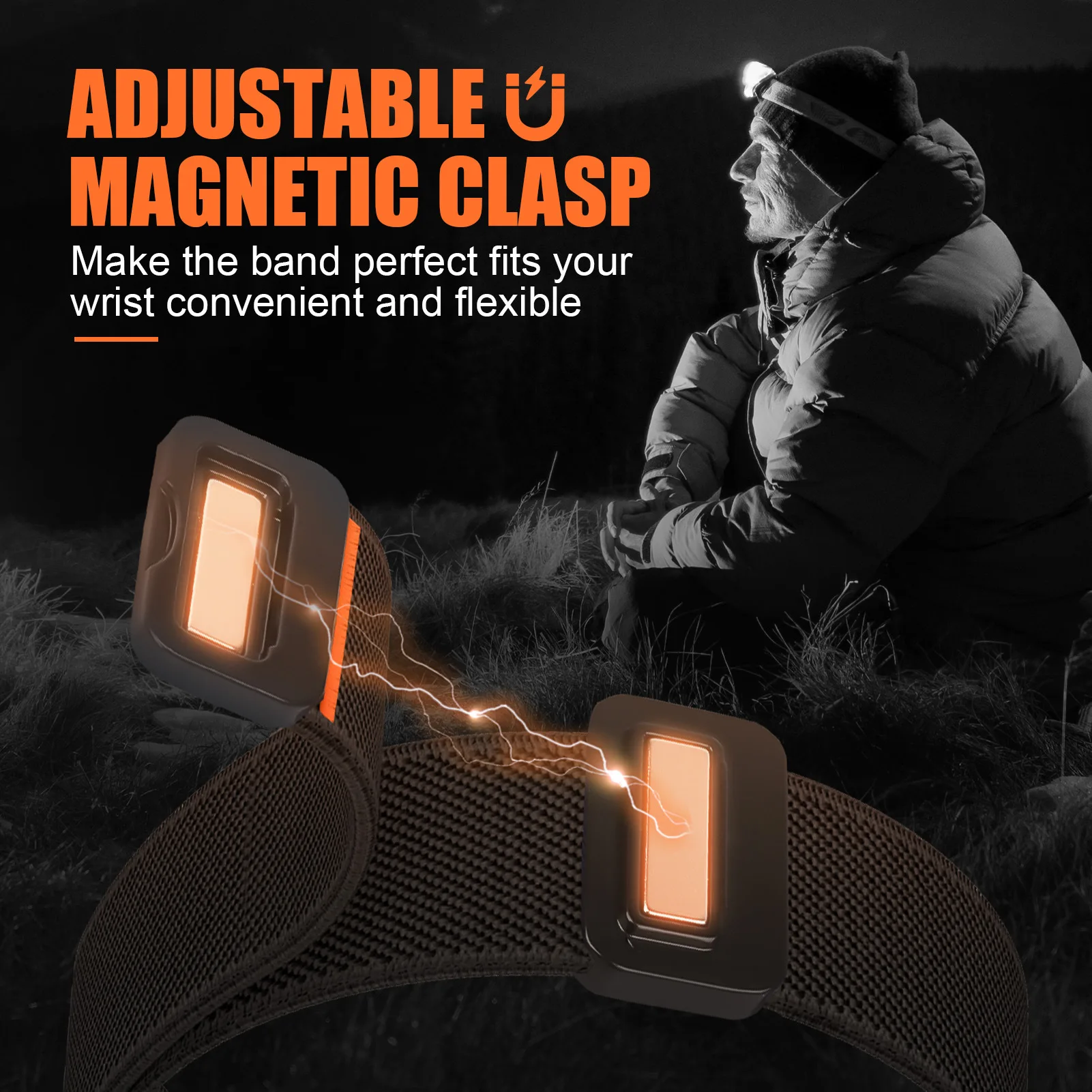 Magnetic Band For Apple Watch Ultra 2 Strap 49mm 44mm 46mm 42mm 45mm 41mm 40mm Correa Bracelet IWatch Series SE 10 9 8 7 6 5 4 3