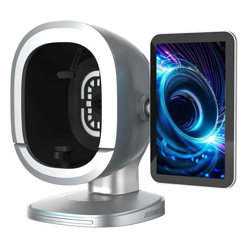 قسط 3D الجلد الماسح الضوئي AI محلل الوجه 9 ضوء الطيف 12 متر كاميرا PX تشخيص الجلد الرقمي المتقدم للصالونات