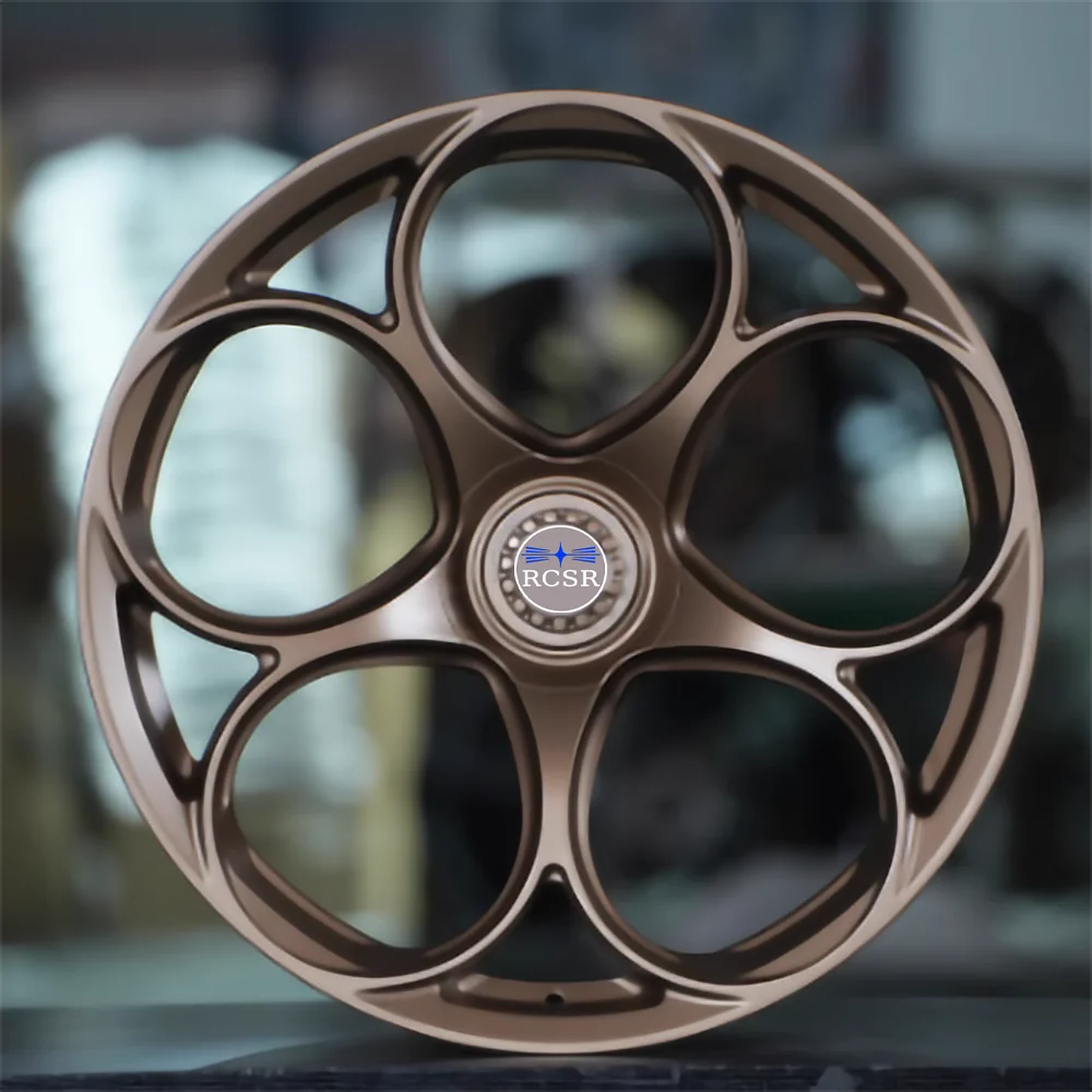 RCSR Center Locking Wheel Hub18 19 20 21 22 Inch Custom Finishes Forged Monoblock Aluminum Alloy Wheel Rim For Alfa Romeo GIULIA