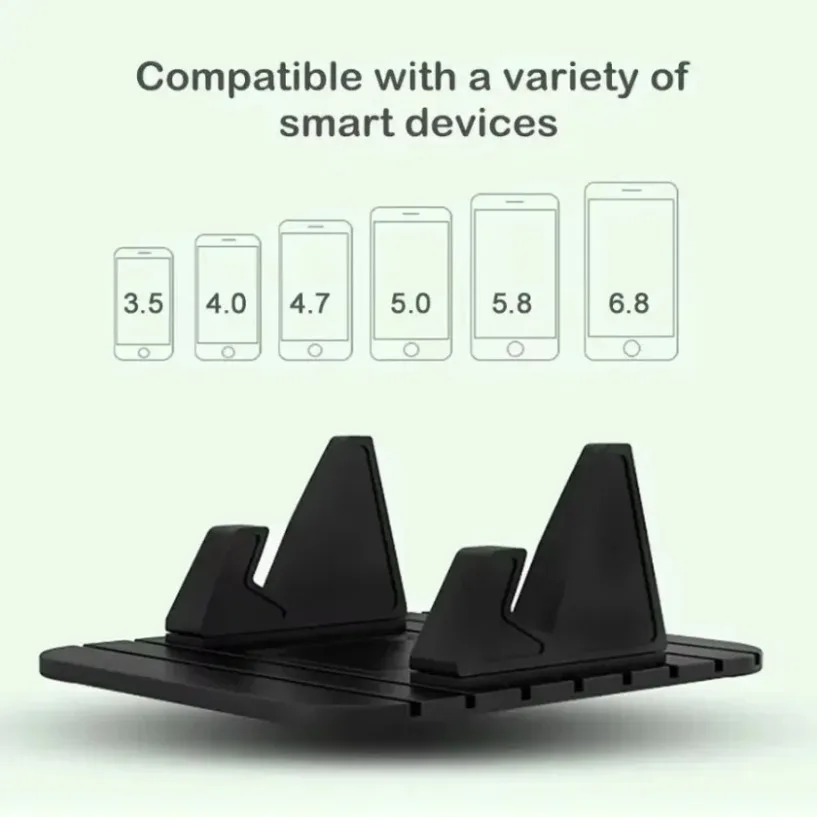New Non-slip Car Phone Holder GPS Navigation Bracket Desktoop Phone Stand For iPhone Samsung Xiaomi Android Smart Phones