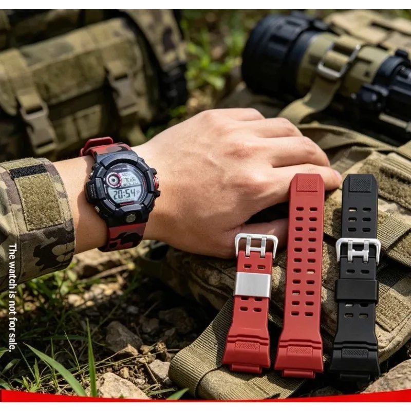 

Silicone Rubber Watch Band For Casio G Shock GW9400 GW 9300 G-9200 Camouflage Color Strap Waterproof Men's Bracelet Accessories