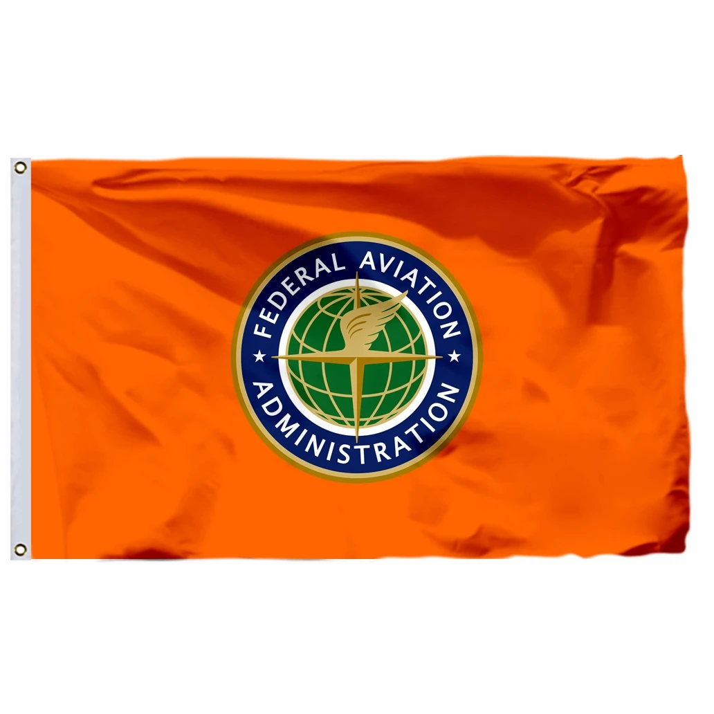 US United States Federal Aviation Administration FLAG 90x150cm 3x5ft 2x3ft USA American 21x14cm