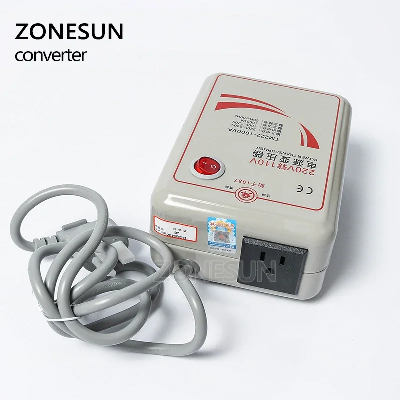 ZONESUN 500W 1000W 2000W 3000W Power Transformer 220V Turn 110V to 220V Appliances Voltage Power Converter 50Hz/60Hz