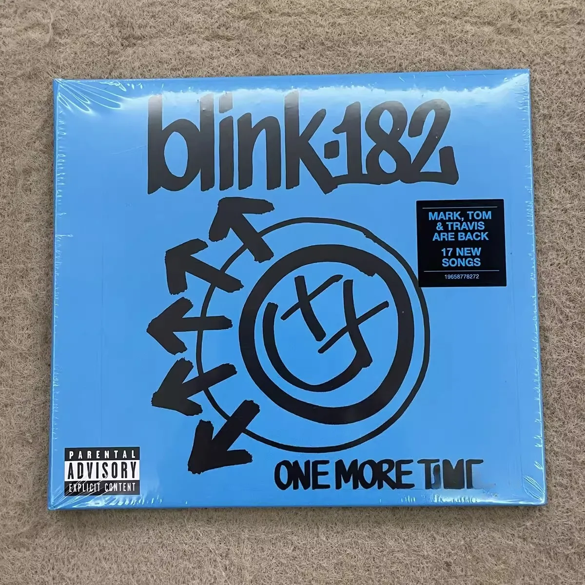 

Blink-182 One More Time CD Pop Punk Album Energetic Rhythms Dynamic Vocals Catchy Melodies High Energy Rock for Punk Rock Fans