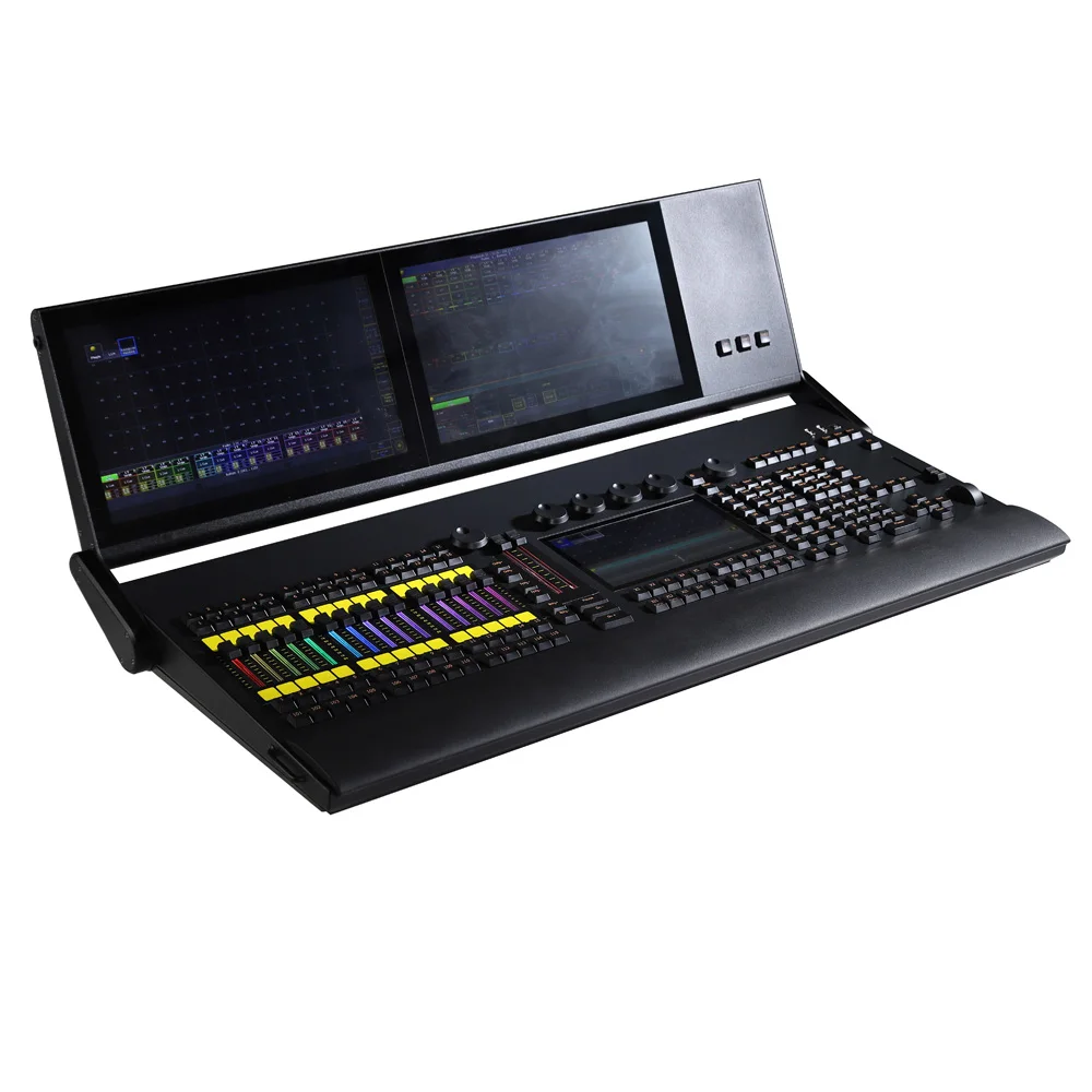 DMX512 Controller T3 Three Screens Lighting Console DJ Lighting System for Big Shows Events Club AA