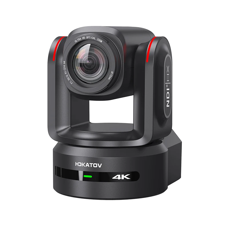 4K NDI PTZ Camera with AI Tracking & 30X Zoom | POE USB HDMI IP for Church Streaming Events Broadcasting
