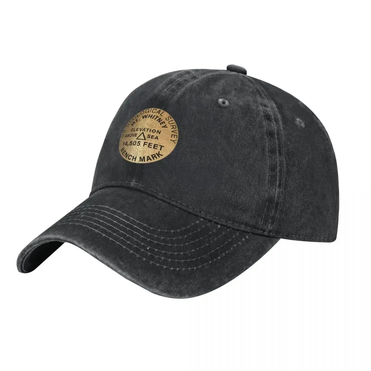 Monte. Monte Whitney, Referencia Topográfica de California, 14.000 pies de Altura Gorra de béisbol con diseño de montañas para senderismo y escalada, ideas de regalos.