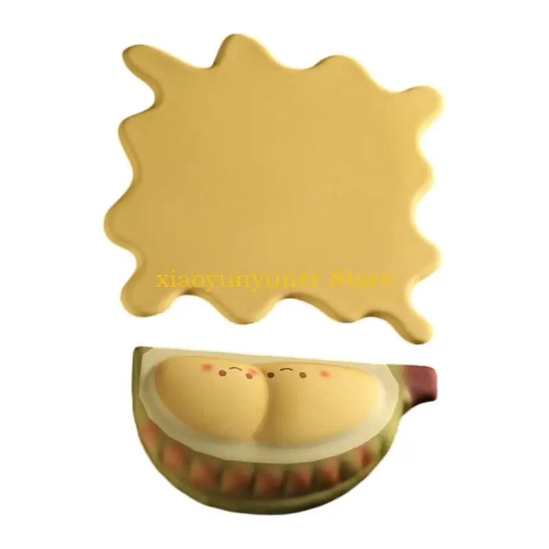 P9JB Colorful Fruit Pattern Mouse Pad With Builts In Gels Wrist Support Cushion